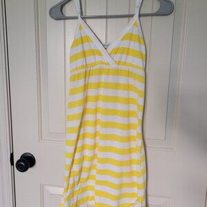 Yellow stripped sun dress